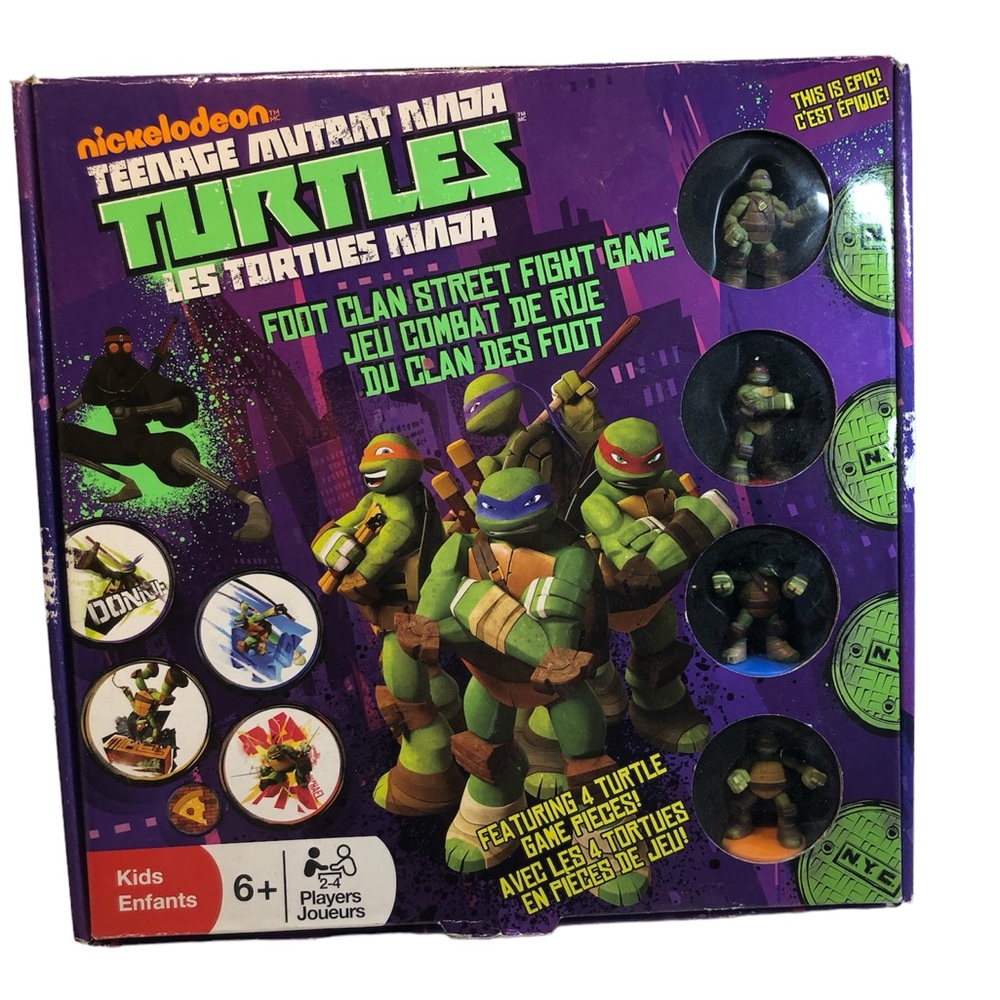 Teenage Mutant Ninja Turtles Foot Clan Street Fight Game 2014 French instruction